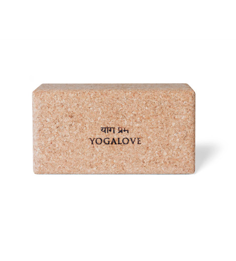 Yogablok af kork